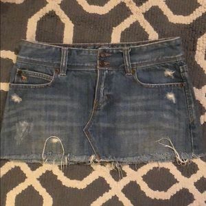 Abercrombie and Fitch denim skirt, sz 0